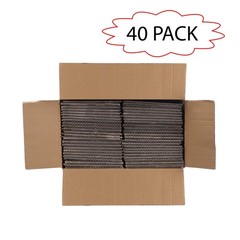 6x6x6 Inches Shipping Boxes Set of 40, White Corrugated Cardboard Box for Pac…