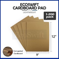 1-200 EcoSwift Corrugated Cardboard Pad Filler Insert 32 ECT 1/8″ Thick 9″ x 12″