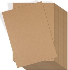 Corrugated Cardboard Squares for Shipping, 9×6 Inch, 50 Pack