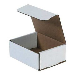 Zoro Select M542 Corrugated Mailers, 5″ X 4″ X 2″, White, 50/Bundle