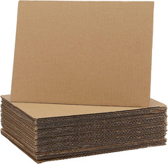 High-Quality Eco-Friendly Corrugated Cardboard Sheets Assortment for Packaging