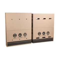 Pen + Gear Universal Moving Box with Cushioning, Fits TVs up to 65″, 2 Count