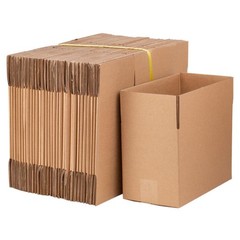 100 Pieces 8x6x4 Cardboard Boxes Mailing Moving Packing Shipping Box for UPS