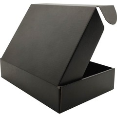 9x6x2 inches Small Shipping Boxes Set of 50 – Black Mailer Corrugated Cardboa…