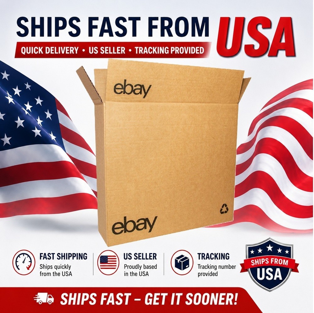 eBay-Branded Boxes With Black Color Logo 14″ x 3.5″ x 12″ FREE SHIPPING USA