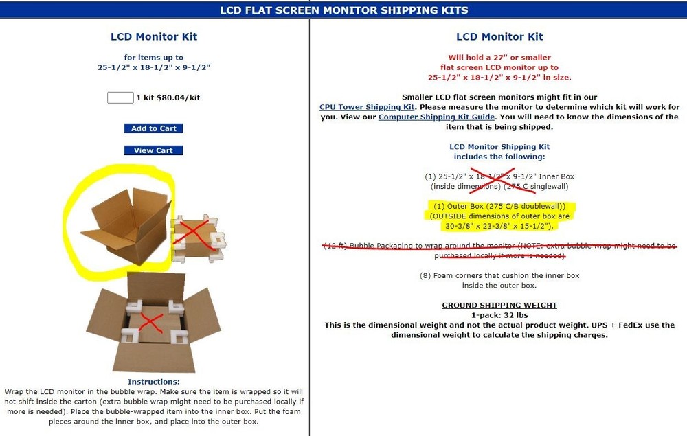 Shipping Box 30”x 23′ x 15″ – Brand-New, Super Sturdy, High Quality