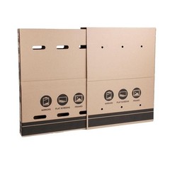 55 In Universal TV Moving Storage Box W/ 4 Foam Corners Bubble Roll New