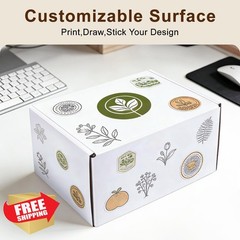 RPBHY Small Shipping Boxes 6x4x3 2 Pk