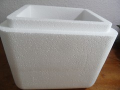 Insulated Box Styrofoam Cooler 8″X 6″X 9″x Interior re-usable shipping