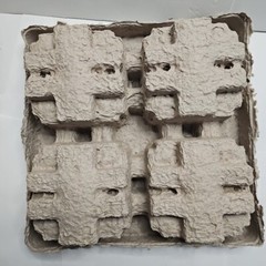 Molded Pulp Packaging For 4″ Square Items Shipping Protection Recycled 10 Count