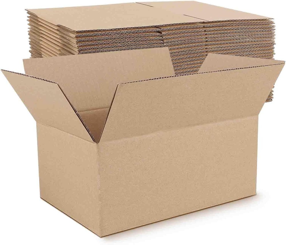 10x8x6 Brown Shipping Boxes Eco-Friendly Cardboard Mailing Boxes 10 Pack