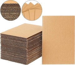 Strong Corrugated Cardboard Flats – 50 Pack, 5 x 7 Inch Mailing & Craft Solution