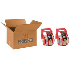 Moving Boxes 18″L X 14″W X 12″H 10-Pack Heavy Duty 2In X 25Yd Packaging