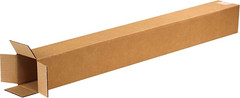 4X4X36 Corrugated Cardboard Boxes, 4″L X 4″W X 36″H, Pack of 25