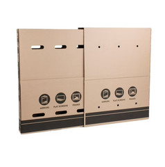 Pen + Gear Universal Moving Box with Cushioning, Fits TVs up to 65″, 2 Count