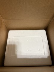 Insulated shipping cooler 11″ w x 11″ tall x 9.5″ deep outside measurements