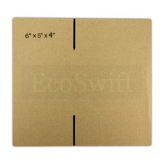 1-200 6x5x4 “EcoSwift” Cardboard Packing Mailing Shipping Corrugated Box Cartons