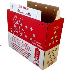 Live Bird Shipping Boxes 35pc Horizon Chicken Poultry – USPS Approved Bird Boxes