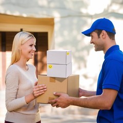 Brand New Shipping Box White Corrugated Cardboard 30 Pack