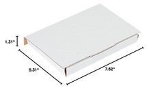 Boxes Fast BFMLRDVD Corrugated Cardboard DVD Mailers 7 5/8 x 5 7/16 x 11/16 Inch