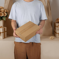 40 Packs 10X7X3 Shipping Boxes for Small Business, Corrugated Cardboard Boxes Bu