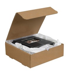 Aviditi Brown Kraft Literature Mailing Boxes, 7 1/2 x 7 x 3 1/4 Inches, Pack of
