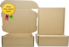 6 X 6 X 2 Inches Small Shipping Boxes 50 Pack Corrugated Cardboard Packaging Bus