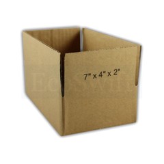 150 7x4x2 EcoSwift Cardboard Packing Moving Shipping Boxes Corrugated Box Carton