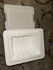 Insulated Styrofoam Cooler w/ shipping box NWT