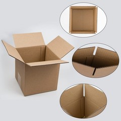 Shipping Boxes 6x6x6 Inches Small Corrugated Cardboard Boxes, 25 Pack