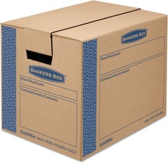 Large Premium Cardboard Boxes, 6-Pack Tape-Free Assembly, Lid Included