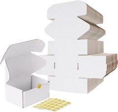 Lightweight 6x4x3 Shipping Boxes Set of 50 – Easy Assembly & Eco-Friendly