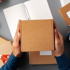 50-Case 10x6x4″ Kraft Corrugated Mailers – Lightweight and Crush Resistant