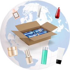 40 Packs 10X7X3 Shipping Boxes for Small Business, Corrugated Cardboard Boxes Bu