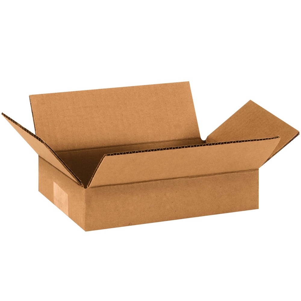 Shipping Boxes Flat 9″L x 6″W x 2″H, 25-Pack | Corrugated Cardboard Box for P…