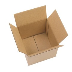 100 corrugated paper boxes 4x4x4 – 10x10x10 cm yellow