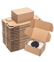 Shipping Boxes 6x4x3″ 60 Pack – Brown Kraft Corrugated Cardboard Mailing Box