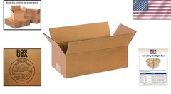 Brand New Corrugated 12x6x4 Kraft Boxes Pack of 25