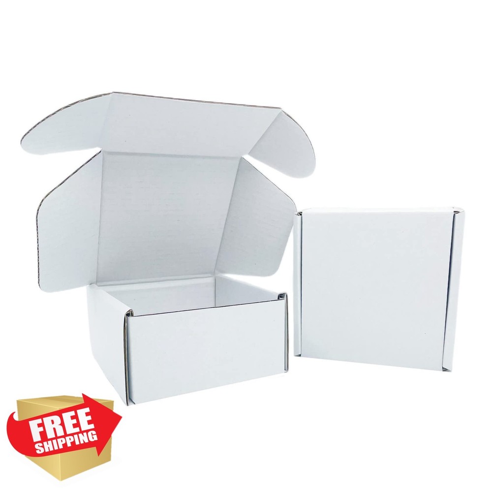 Czofnjesi Boxes 4x4x2 White 100 Pack