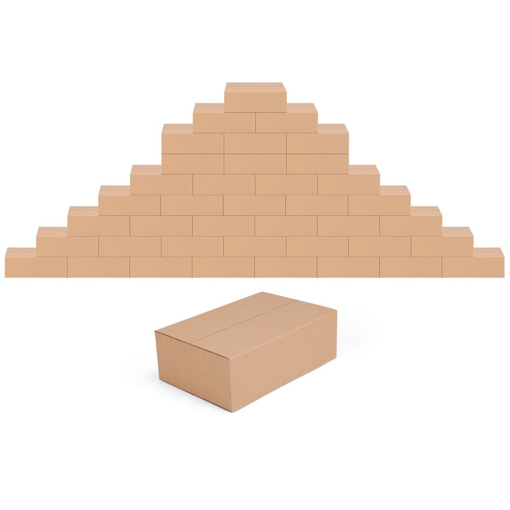 40 Pack 9x6x3 inches Shipping Boxes Small Cardboard Boxes for Packing, Moving…