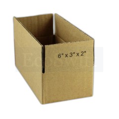 40 6x3x2 EcoSwift Cardboard Packing Moving Shipping Boxes Corrugated Box Cartons