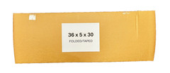 36″ x 5″ x 30″ Corrugated Box – 200 lb – SIDE LOADING