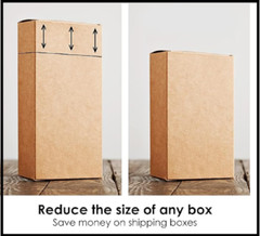 • Box Resizer Tool with Scoring Wheel – Customize Cardboard Shipping Boxes