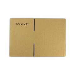 25 EcoSwift 5x4x2 Corrugated Cardboard Packing Boxes Mailing Moving Brown