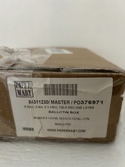 RED ONE LAYER BALLOTIN BOX CASE 7-1/2in x 4 in x 1-1/8in. 1/2 lb *Set of 50*