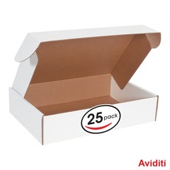 Mailer Boxes Medium 18″L x 12″W x 4″H Inches 25-Pack – Corrugated Cardboard B…