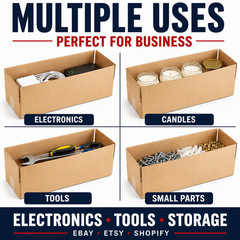 25 12x4x4 Cardboard Shipping Boxes Cartons Packing Moving Mailing Box