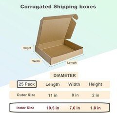 Brand New Small Brown Cardboard Packaging