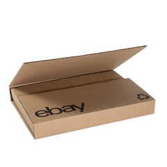 eBay-Branded Boxes With Black Color Logo – Comic Book Mailer – 10.75×7.5×1