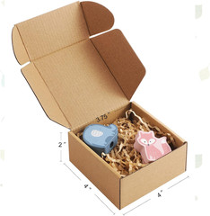 Small Shipping Boxes Corrugated Cardboard For Packaging Business Brown 50 Pack